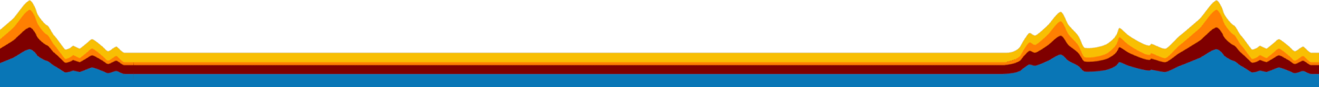 Colorful Line Mountain Horizon